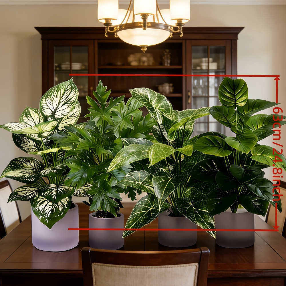4 Buah Tanaman Buatan dengan 4 - Monstera Adansonii ulasan dan harga