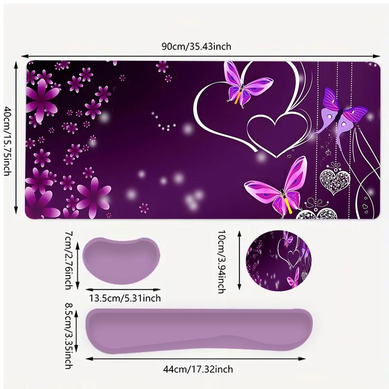 CIFBUY Set Alas Mouse 4-in-1 S - Tradescantia Purple ulasan dan harga