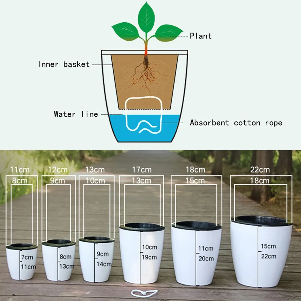 Malas Pot Bunga Diri Penyirama - Aloe Vera Pot ulasan dan harga