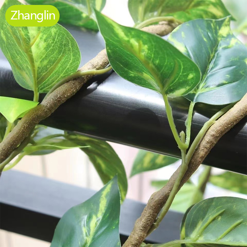 Tanaman Buatan Daun Hijau Tana - Monstera Adansonii ulasan dan harga