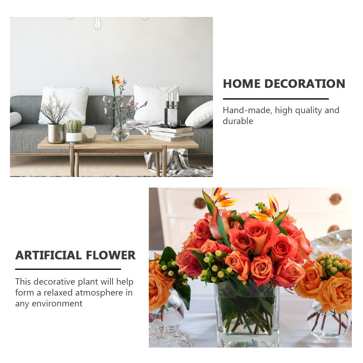 Bunga Strelitzia Buatan Tiruan - Bird Paradise Strelitzia ulasan dan harga