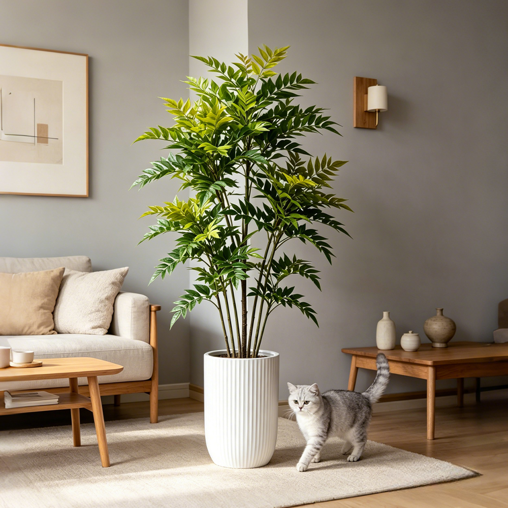Tanaman Nandina Buatan 73-135c - Ficus Lyrata Tree ulasan dan harga